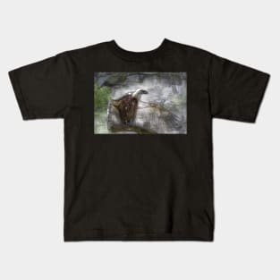 Vulture - portrait 02 Kids T-Shirt